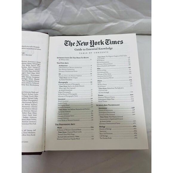 The New York Times Guide to Essential Knowledge Desk Reference Hardcover - Picture 11 of 12